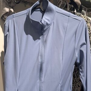 NEW S Light Blue Zip-Up Jacket